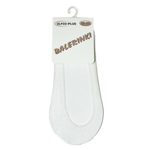 Dámské ponožky baleríny Ulpio 1096 Hladké, ABS bílá 39-42