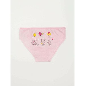 Růžové kalhotky pro dívku s potiskem 140/146