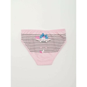Růžové kalhotky pro dívku s potiskem 140/146