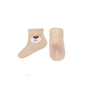 Ponožky Soxo 77539 ABS Tlamičky bílá 14-15