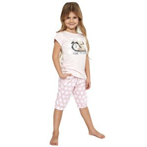 Dívčí pyžamo 570/89 - CORNETTE růžová 122/128