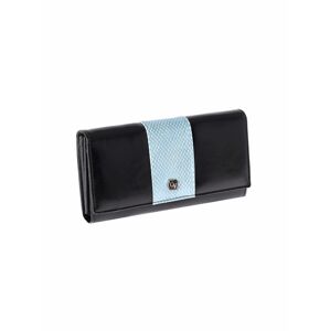 Kožená dámská peněženka s modrým modulem ONE SIZE
