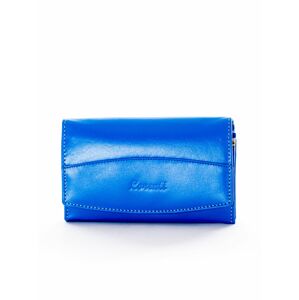 Dámská modrá peněženka s ozdobným lemováním ONE SIZE