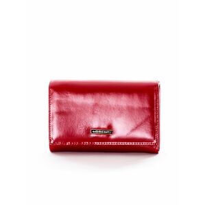 Dámská červená kožená peněženka ONE SIZE