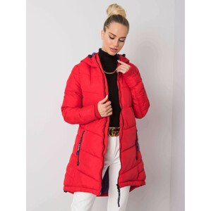 SUBLEVEL Červená bunda s kapucí XL