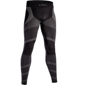 Dlouhé pánské funkční kalhoty IRON-IC - černo-šedá Barva: Černá, Velikost: S/M