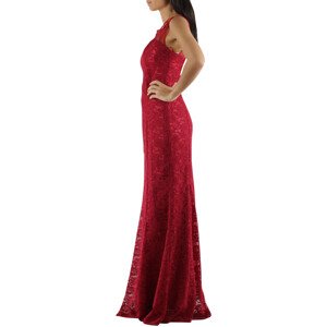 Společenské a plesové šaty krajkové dlouhé luxusní CHARM'S Paris červené - Červená - CHARM'S Paris XS