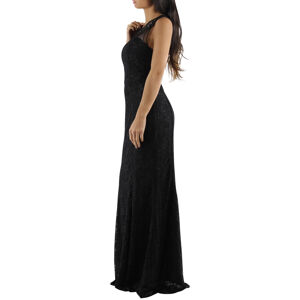 Společenské a plesové šaty krajkové dlouhé luxusní CHARM'S Paris černé - Černá / XS - CHARM'S Paris XS