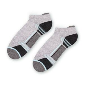 Dámské sportovní ponožky 050 světle šedá žíhaná 38-40