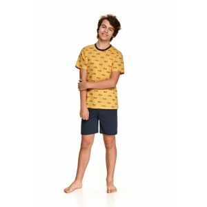 Chlapecké pyžamo 344 Max yellow - TARO žlutá 158