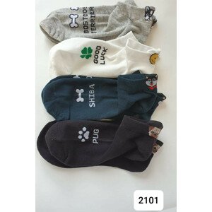 Vzorované ponožky 2101