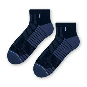 Pánské vzorované ponožky 054 tmavě modrá 41-43
