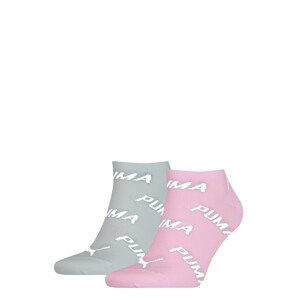 Dámské ponožky Puma 907947 Soft Cotton A'2 neon pink 35-38