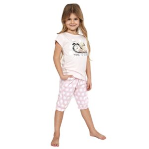 Dětské pyžamo Cornette 571/89 122/128 Starorůžová1