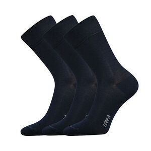 3PACK ponožky Lonka bambusové tmavě modré (Debob) L