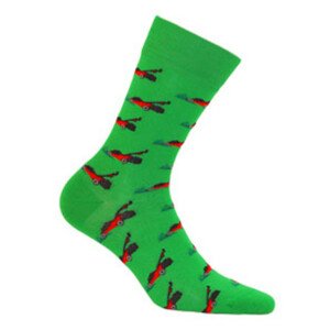 Vzorované pánské ponožky PERFECT MAN-CASUAL zelená 42/44