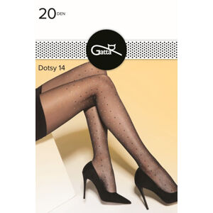 Dámské punčochové kalhoty Gatta Dotsy 14 Nero 2-s
