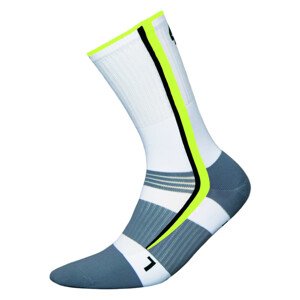 Sportovní ponožky BIKE D. SILVER - JJW WHITE+STORM 41-43