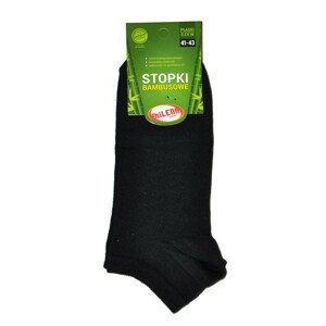 Pánské ponožky Milena Bambus 6020 Černá 44-46
