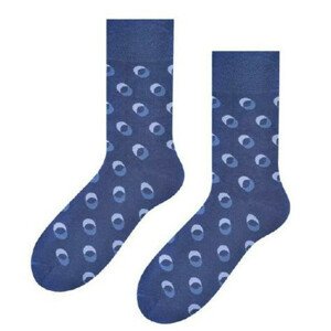 Ponožky k obleku - se vzorem 056 DARK DENIM 45-47