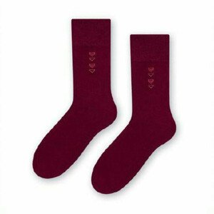 Ponožky k obleku - se vzorem 056 Kaštan 45-47