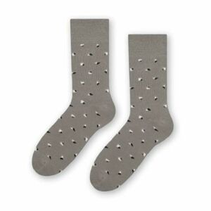 Ponožky k obleku - se vzorem 056 J.Šedá 39-41