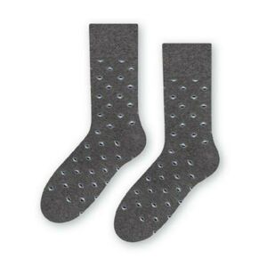 Ponožky k obleku - se vzorem 056 MELANGE DARK GREY 42-44