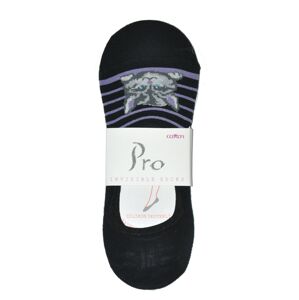 Dámské ponožky baleríny PRO Cotton Women Socks 20420 Silikon 36-40 Broskev 36-40