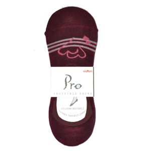 Dámské ponožky baleríny PRO Cotton Women Socks 20419 Silikon 36-40 bílý 36-40