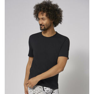 Pánské tričko T-SHIRT SLOGGI MEN GO SHIRT O-NECK REGULAR FIT Černá XL
