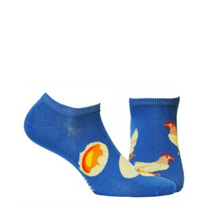 Vzorované ponožky FUNKY modrý 39/42