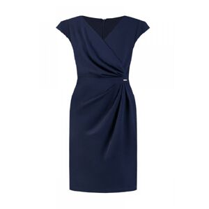 Dámské šaty model 108514 - Jersa tmavě modrá 42