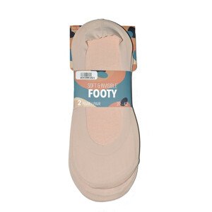 Dámské ponožky baleríny WiK 39910 Soft & Invisible Footy Černá 39-42