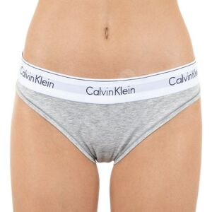 Dámské kalhotky Calvin Klein šedé (QF5118E-020) XL