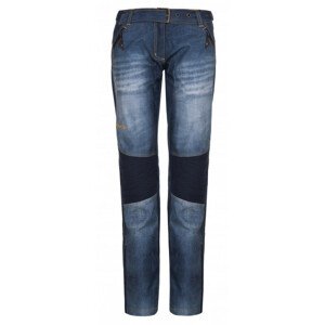 Dámské sofshellové kalhoty Jeanso-w modrá - Kilpi 40