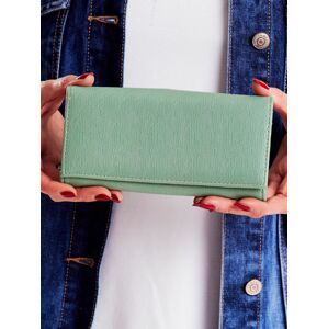 Zelená peněženka z umělé kůže jedna velikost