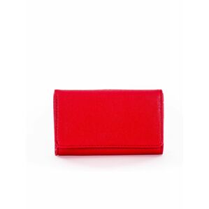 Červená dámská peněženka z ekokože jedna velikost