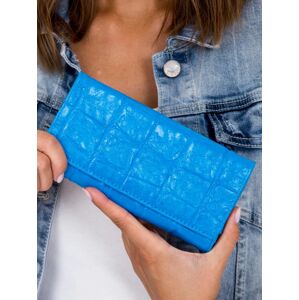 Dámská peněženka s modrým ražením jedna velikost