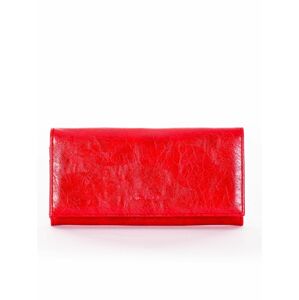 Červená dámská peněženka s ušními dráty jedna velikost