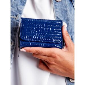 Dámská tmavě modrá peněženka s reliéfem jedna velikost