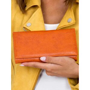 Dámská oranžová dlouhá peněženka jedna velikost