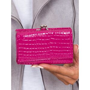 Růžová peněženka s ušními dráty jedna velikost