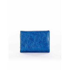Dámská modrá peněženka z ekologické kůže jedna velikost