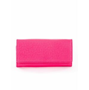 Tmavě růžová dámská peněženka z ekologické kůže jedna velikost