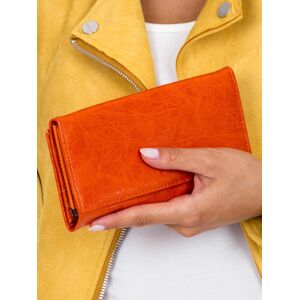 Oranžová dámská peněženka s ušními dráty jedna velikost