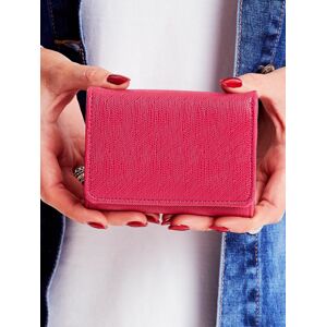 Dámská růžová obyčejná peněženka jedna velikost