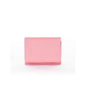 Dámská růžová peněženka z ekokože jedna velikost