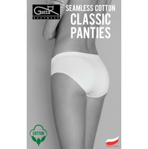 Kalhotky Gatta Seamless Cotton Classic Panties 41635 bílá / bílá M