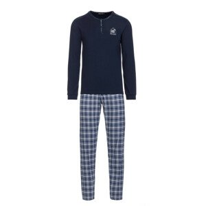 Vamp - Pánské pohodlné pyžamo BLUE XXL 13700 - Vamp