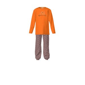 Vamp - Dětské pyžamo s roztomilým potiskem pejsků 13462 - Vamp orange pumpkin s